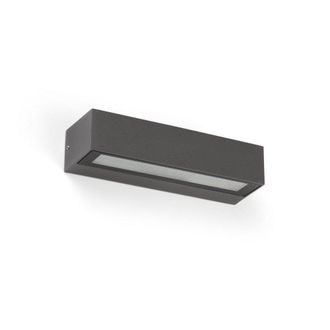 Netlighting Lako Integrated LED Down Lighter Outdoor Wall Light Grey 3000K IP65