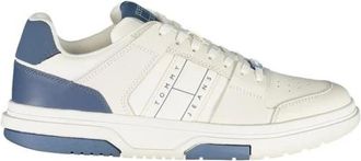 Tommy Hilfiger Witte Polyester Sneakers voor Mannen - Heren - Sneakers - Wit - 44 EU - Polyester - Schoenen