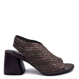 Jeannot High Heel Sandals, female, Brown, Size: 10 US Sandalo spuntato