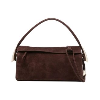 Benedetta Bruzziches Handbags, female, Brown, ONE SIZE, Brown Top Handle Bag with Gold-tone Hardware