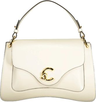 Coccinelle C-Me Calf Bag - Dames - Handtassen - Wit - ONE Size - Leer - Tassen