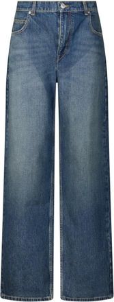 Isabel Marant Straight Jeans - Dames - Regular Fit Jeans - Blauw - XS - Katoen - Jeans