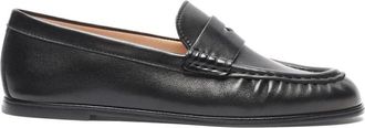 Stuart Weitzman Schoenen, Dames, Zwart, 40 1/2 EU, Leer, Spencer Loafer