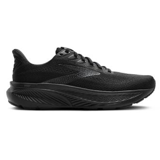 Brooks Womens Ghost 17 Road-Running Shoes Black 9 Wide