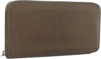 Herm&egrave;s Pre-owned Long Wallet - Dames - Vintage Accessoires - Bruin - ONE Size - Leer - Vintage