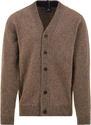 Paul Smith Cardigan M2R-535X-L21935 - Heren - Vesten - Bruin - XL - Truien & Vesten