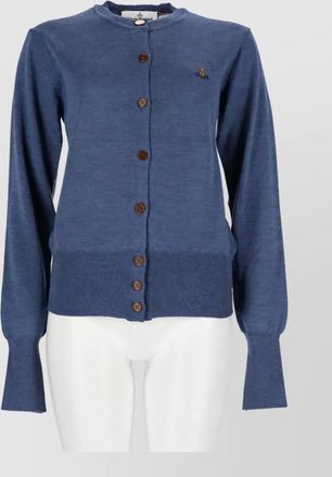 Vivienne Westwood wool ribbed crew-neck cardigan