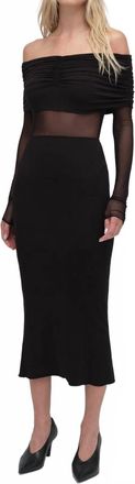 Favorite Daughter The New Era Midi Dress In Black