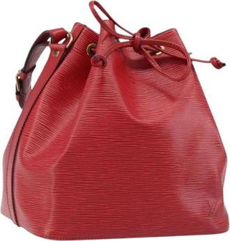 Louis Vuitton Pre-owned Vintage Bucket Bag - Dames - Vintage Tas - Rood - ONE Size - Leer - Vintage
