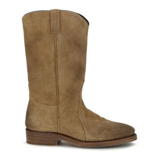 Jil Sander Bruce Suede Enkellaarzen - Dames - Schoenen - Bruin - Maat: 37 EU Su&egrave;de