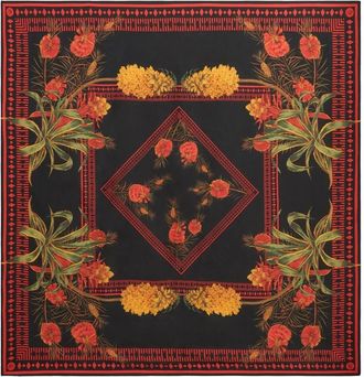 Blumarine Viscose Twill Foulard met Logoprint - Dames - Sjaals - Veelkleurig - ONE Size - Accessoires