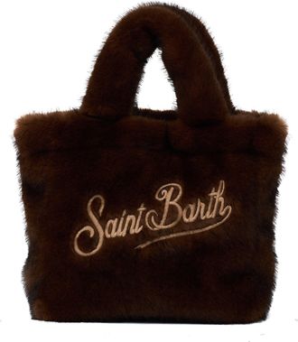 MC2 Saint Barth Plush Faux Fur Vanity Mini Handbag