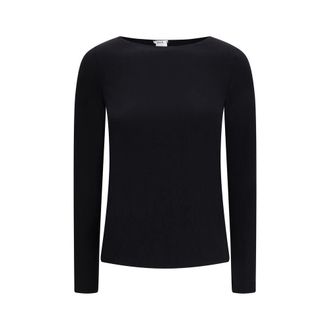 Wolford Zwarte Modal Longsleeve T-Shirt