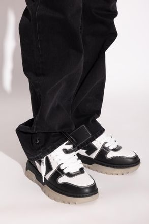 Off-white OOO Chunky Varsity Sneakers, Mens, Black