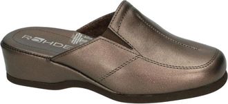 Rohde Mandal Wedge - Dames - Sleehakken - Bruin - 36 1/2 EU - Leer - Schoenen