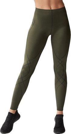 CW-X Womens Stabilyx Joint Support Compression Tight, Forest Night, M UK