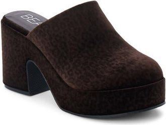 Matisse Footwear Jayde Platform Pump in Chocolate Velvet at Nordstrom, Size 7