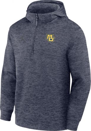 Nike Marquette Golden Eagles Nike Mens NCAA Basketball Coaches Pullover Hoodie in Blue | IM3031-419