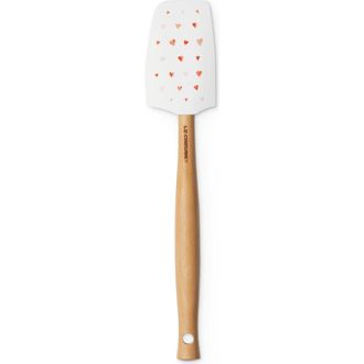 LE CREUSET Mon Coeur Craft Medium Silicone Spatula in White at Nordstrom