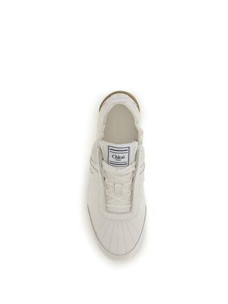 Chlo&eacute; Kick Sneaker - Beige