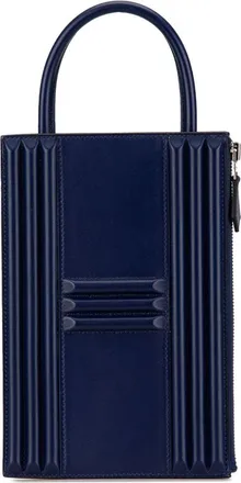 Hermès 2022 Tadelakt Kelly Cadena handbag - women - Calf Leather - One Size - Blue