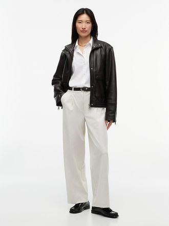 Tommy Hilfiger Womens Stretch-Waist Wide Leg Pant - Newsprint - XXL
