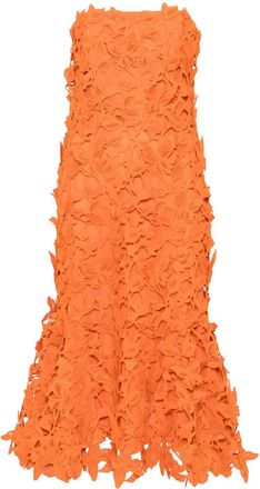 SIMKHAI Abito midi Fleurella - Arancione