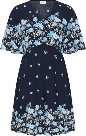 Kaffe Kleedjes, Dames, Blauw, 2Xl, Korte Jurken