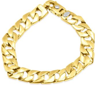 Pompeii3 Mens Curb Link 14k Gold (57gram) or Platinum (91gram) 12mm Bracelet 8.5