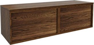 Saniclass Holz Frame Badkamermeubelset - 140x45x40cm - topblad - zonder kraangaten - 2 lades - Walnut pure