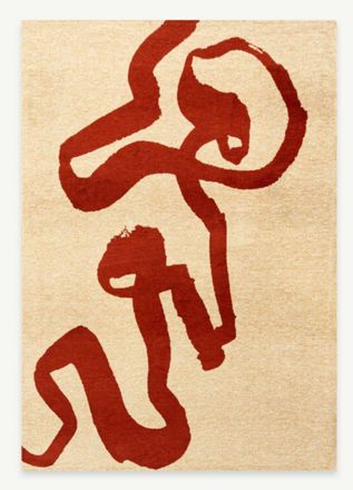 Novatrend Alfombra moderna tejida plana Rojo 140x200 cm