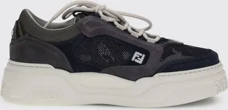 Fendi Sneakers Force Fendi in camoscio e mesh