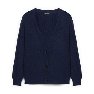 Fiorella Rubino Dames, Truien, Blauw, Maat: M/L Nylon