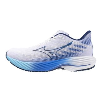 Mizuno Mizuno Wave Rider 28 White / Mugen Blue J1GD240621 Womens