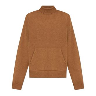 Dsquared2 Turtlenecks, male, Brown, Size: 2XL Wool Sweater