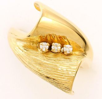 C&A Yellow Gold Yellow Gold (18K) Band Ring (Pre-Owned)