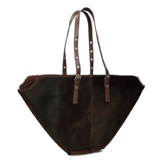 N&uacute;noo Dames, Tassen, Bruin, Maat: ONE Size Wol