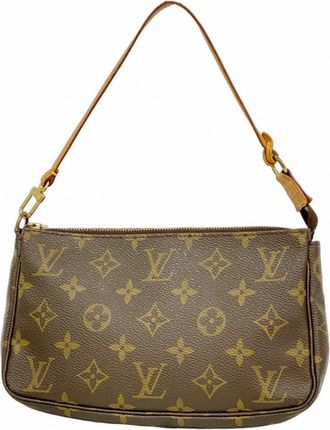 Louis Vuitton Brown Pouch (Pre-Owned)