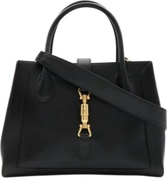 Gucci Pre-owned Vintage Handbag - Dames - Vintage Handtas - Zwart - ONE Size - Leer - Vintage
