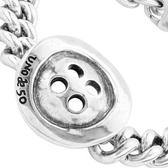 UNOde50 Button Accent Chain Bracelet