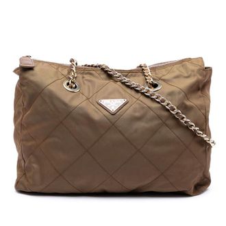 Prada Pre-owned Prada Impuntu Tessuto Catena Chain Tote Ladies W11LYIEUKQ2ZX2UQ