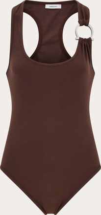 Ferragamo Women Gancini full costume Brown