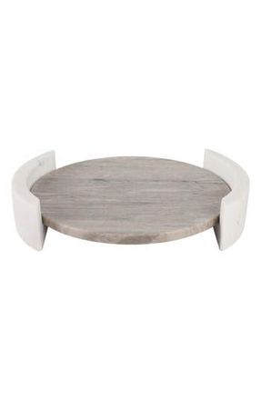 R16 Home Marble Tray in Tan at Nordstrom Rack