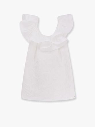 Elisabetta Franchi Mini abito in jacquard floreale con ruche - ELISABETTA FRANCHI - gender_Woman