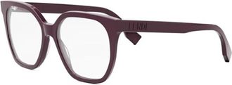 Fendi 1Qw 75J40A - unisex - Brillen - Bruin - 54 MM - Accessoires