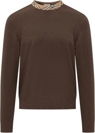 Burberry Truien & Vesten, Heren, Bruin, L, Michael MRN Girocollo