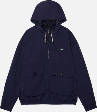 Pompeii Mens Pompeii Navy Technical Windbreaker Jacket - Blue - Size: Regular/40