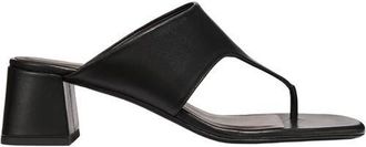 Margaux Eyewear The Deia 50 Sandal in Black Nappa at Nordstrom, Size 43.5