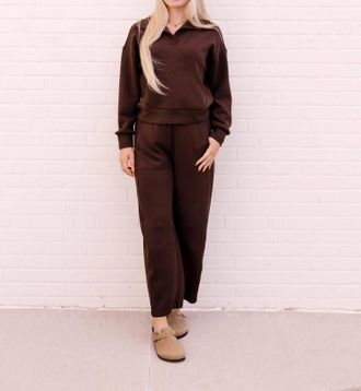 Thread & Supply Lenore Pants In Coffee Bean