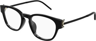 Saint Laurent SL M48O Brillen - Dames - Brillen - Zwart - 51 MM - Accessoires